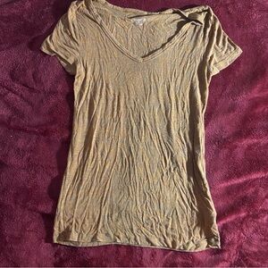 Merona Women's Short Sleeve Gold Tee